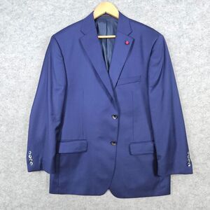 Oobe Brand Loro Piana Blazer Size 42R (44 Tag) Blue Four Seasons Super 130s Wool